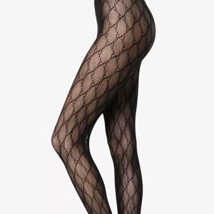 NEW AUTHENTIC Gucci Black Tights/Pantyhose: Small